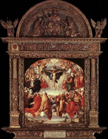 Albrecht Durer The Adoration of the Holy Trinity China oil painting art